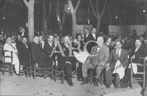 Homenaje a Lerroux en el restaurante La Huerta (1919)